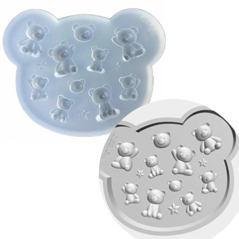 Adorable Silicone Bear Molds For Homemade Candies Chocolates And Baking Safe Material