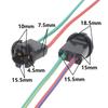 2x 501 T10 W5W Automobile Small LED Light Bulb Plug Wedge Hard Adaptor Socket Connector Car Lamp Holder Adapters Base