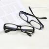 Japanische koreanische kleine quadratische Rahmenbrille für Damen im Retro-Harajuku-Stil, klare Lesebrille, blaues Licht blockierende Brille