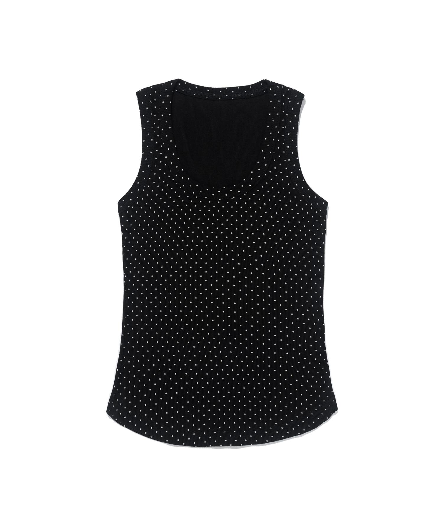 Cargo Bros For Woman Dot Flag Sleeveless T-Shirt (Black) Free