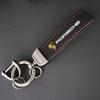Leather Car Keychain Gifts  Auto Key Rings Holder PendantFor Porsche Cayenne Panamera Macan 911 Taycan Boxster Cayman 918 Pajun