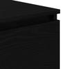 Sideboard in Black Oak Look 60 x 35 x 76 cm Engineered Wood