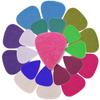 12pcs Color Felt Picks 3.5mm Thickness Durable Heart Shaped Picks for Guitar Ukulele Bass Musical String Instrument Accessories