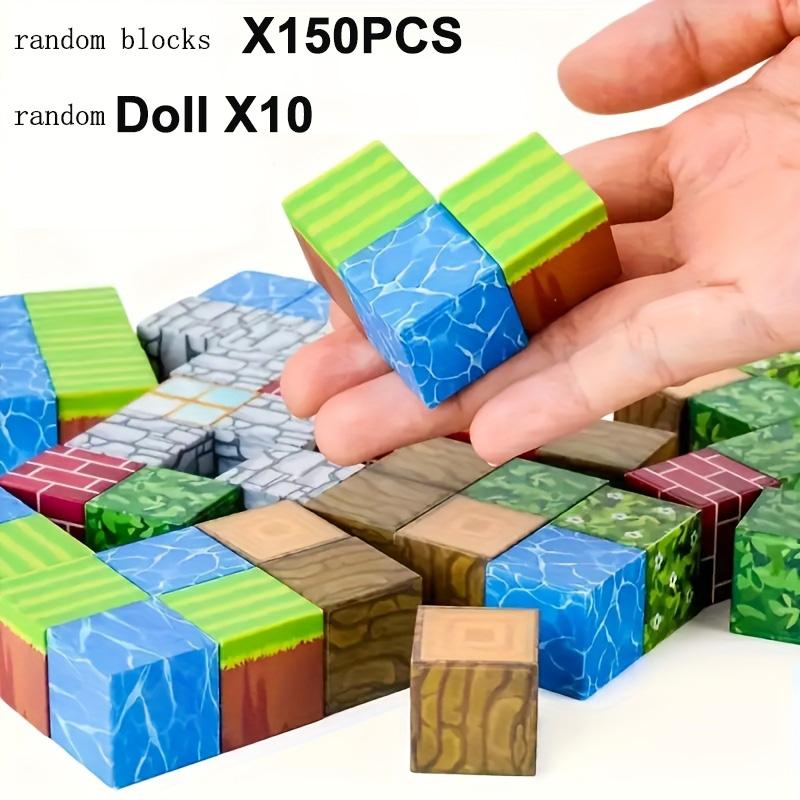 Upgrades Magnetic Building World Blocks Toy Build World Set for Boys Girls STEM Montessori Sensory Cubes for Toddlers