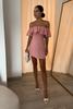 Isidora - Exklusives Minikleid in einem Puderrosa-Ton M
