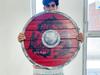 Fenrir Red Wolf Viking Shield: Norse Mythology Decor - Valhalla Cosplay