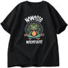 Fun Yoga T-shirt Frog Self Care T-shirt Cotton Short Sleeve Front, Comfortable and Soft Fabric, Men's Street Wear T-shirt