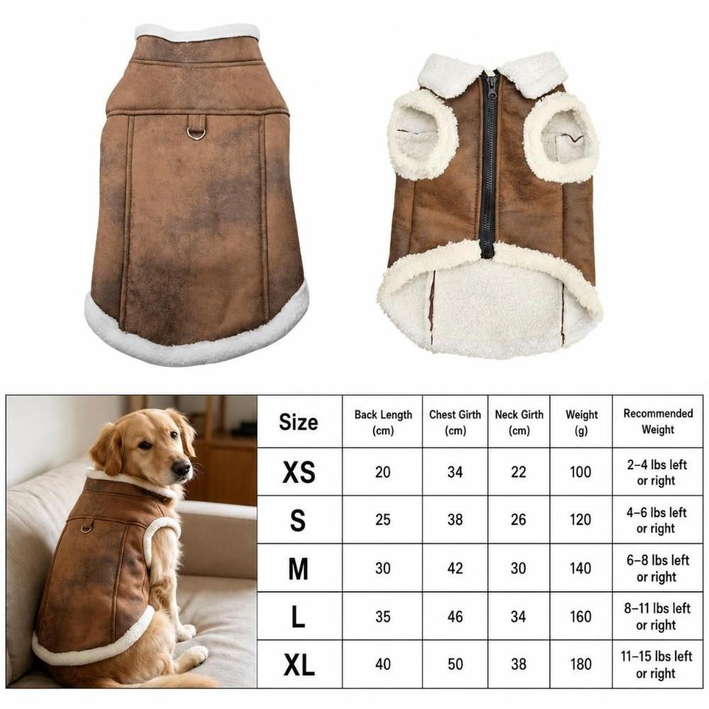 Solid-Colour Pet Padded Vest Cotton Material Pet Winter Jacket Warm Small Dog Coat Pet Clothing