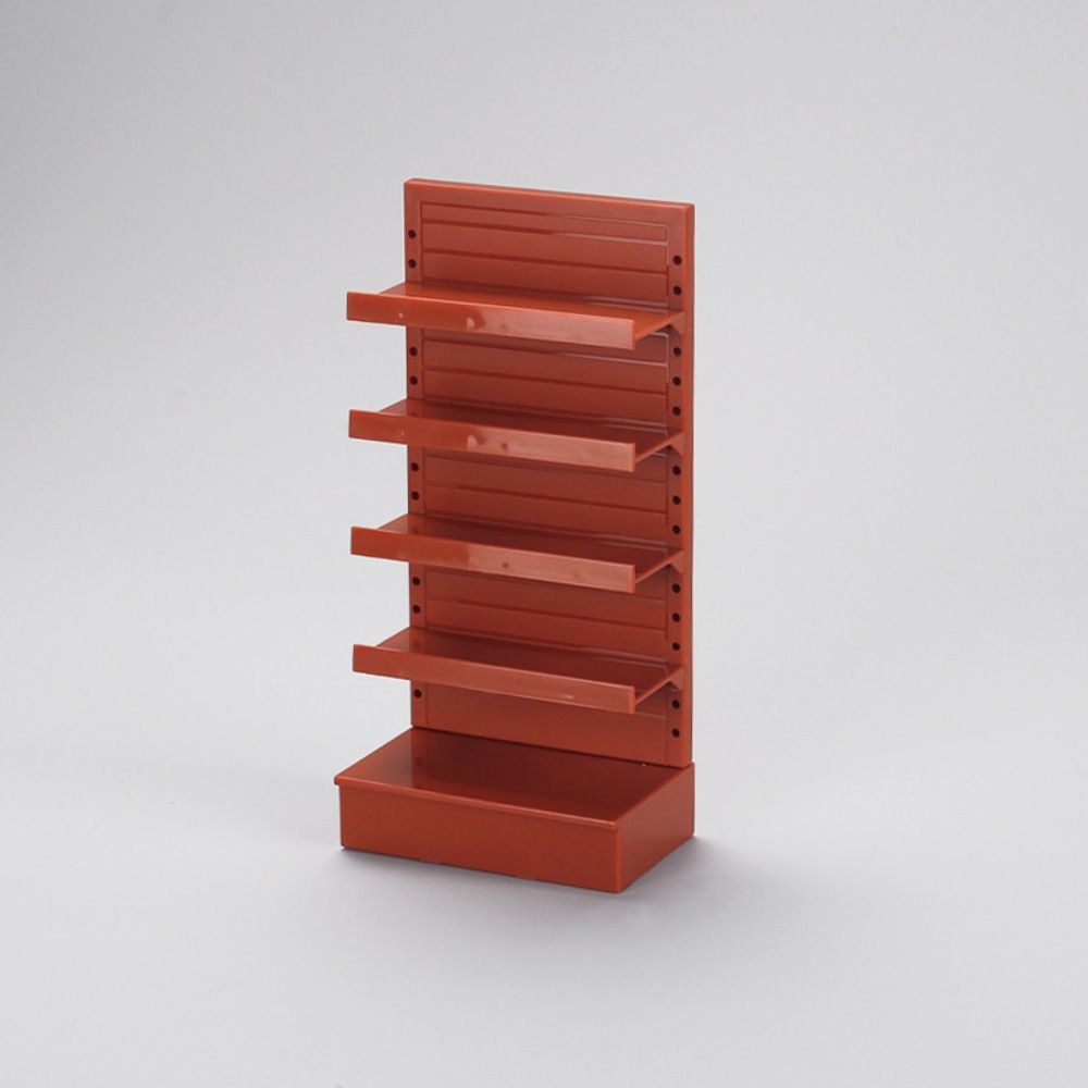 8*5*16.8cm Supermarket Display Shelf Mini Miniature Furniture Accessories 1/12 Dollhouse Cabinet