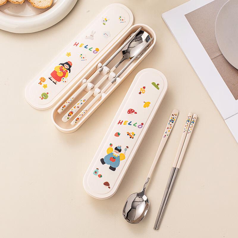 TREEJACK 316 Stainless Steel Portable Chopsticks & Spoon Set