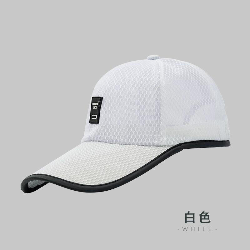 Hat Men's Autumn and Winter Cap Sun Protection Sun Outdoor Shading Breathable Mesh Quick Drying Baseball Cap Accessories