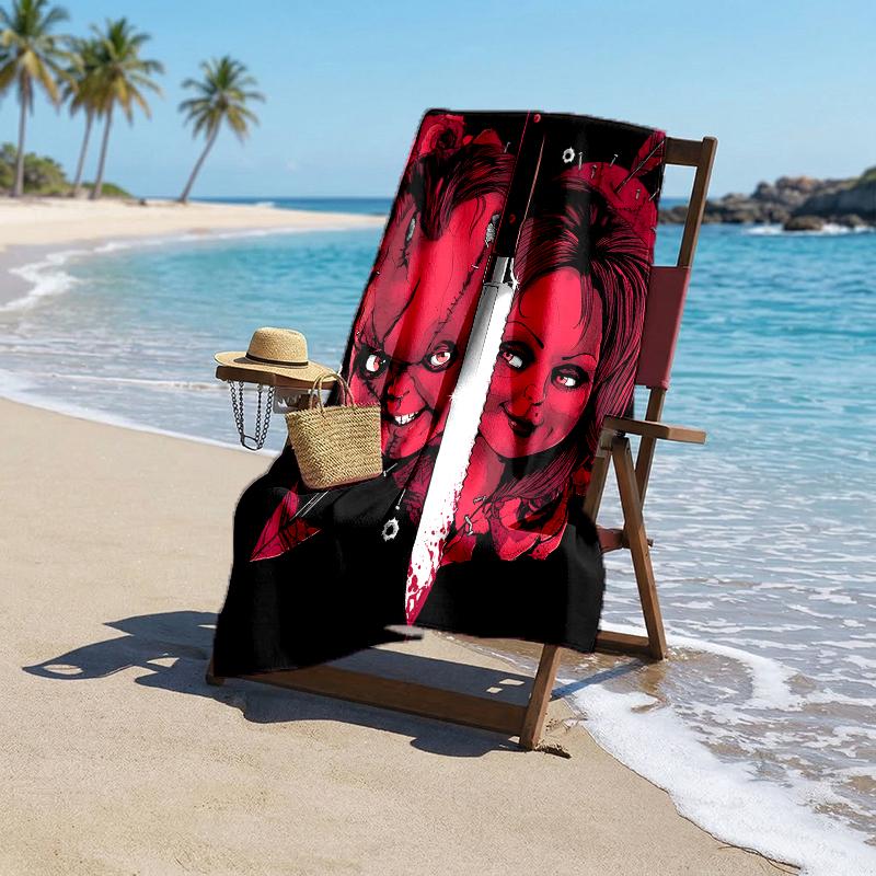 Chucky Fashion Beach Towel: Ideal for Summer Adventures Soft, absorbent and quick drying suitable for swimming and bathing