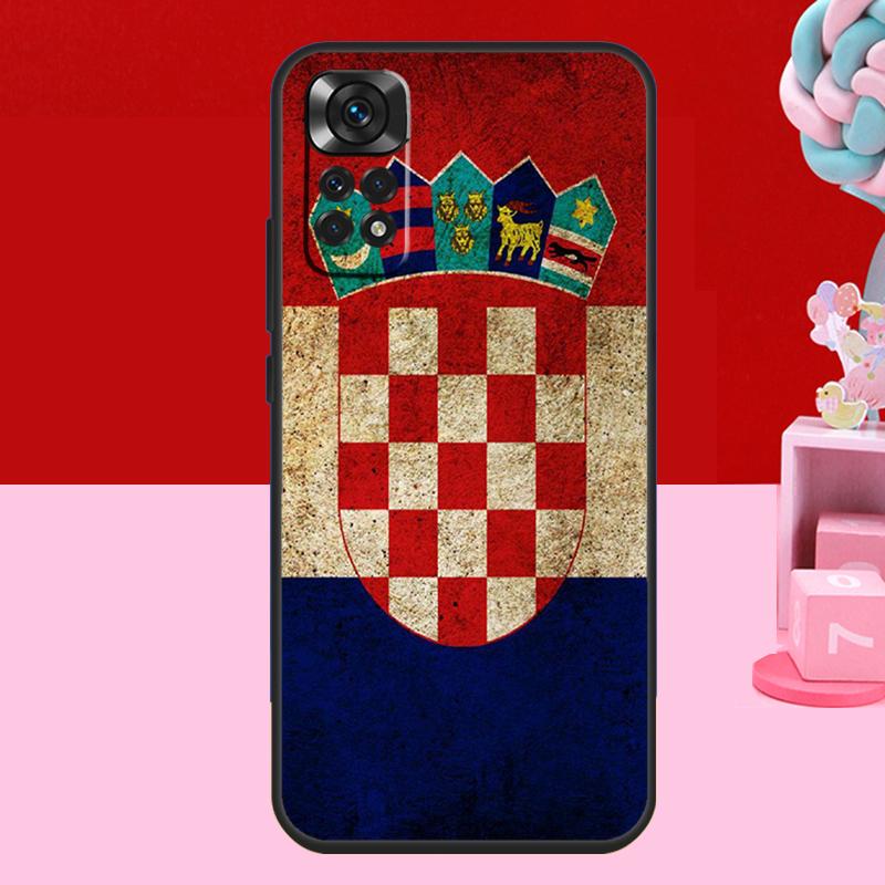 Croatia Flag Case For Xiaomi Redmi Note 14 13 12 10 11 15 Pro Plus Redmi 15 C 10C 12C 13C 14C Soft Cover