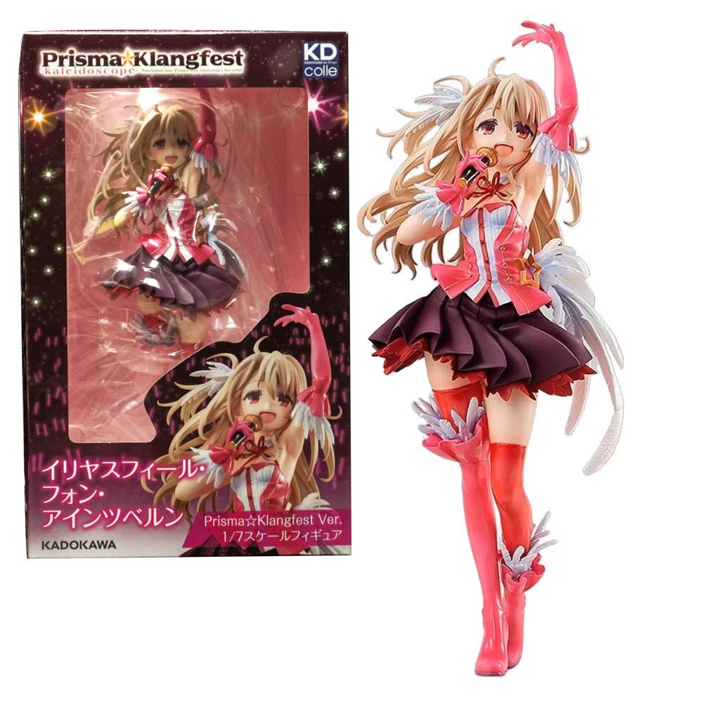 24CM Anime Fate Kaleid liner Figure Illyasviel von Einzbern Cool Sing Idol Model Toys Gifts Collection Action Ornaments PVC