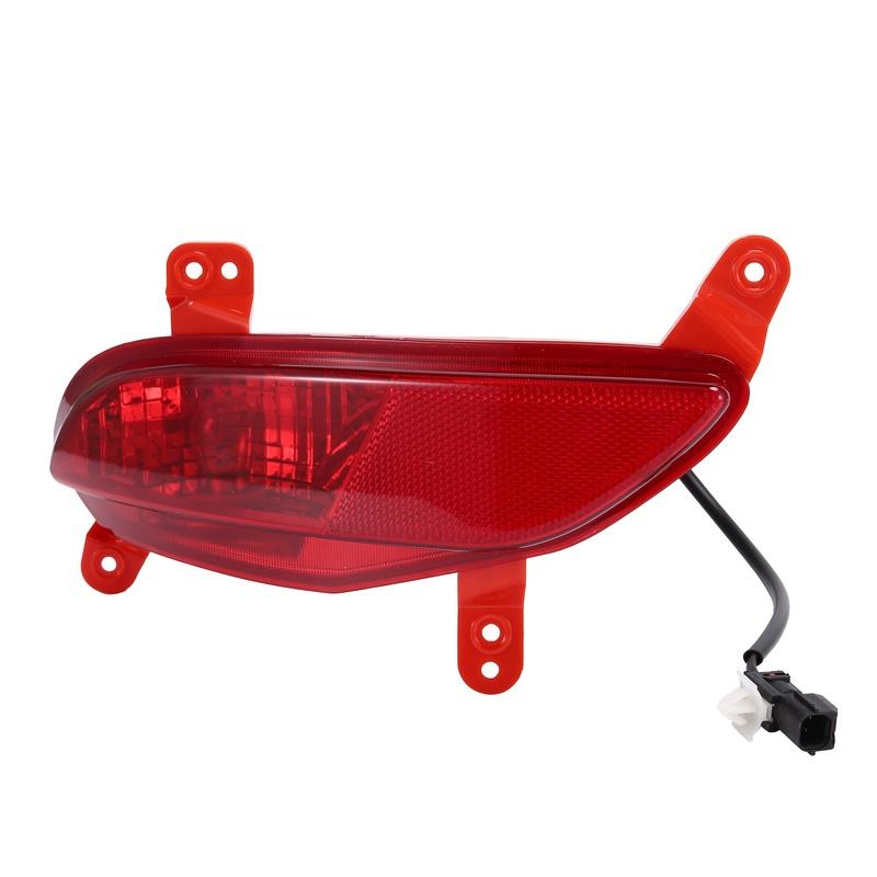 Powerful Car Rear Bumper Fog Light Parking Warning Reflector Taillights Without Clip For Santa Fe IX45 2013-2015