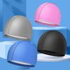 Unisex Swim Cap Long Short Hair Solid Color Swim Cap