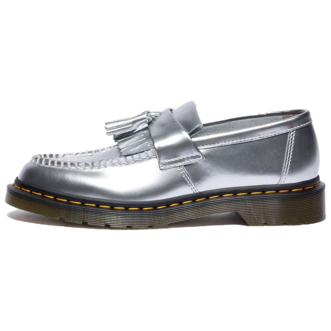 Dr. Martens Adrian Minimalist Comfortable Loafers Unisex loafers Silver 42978020 36