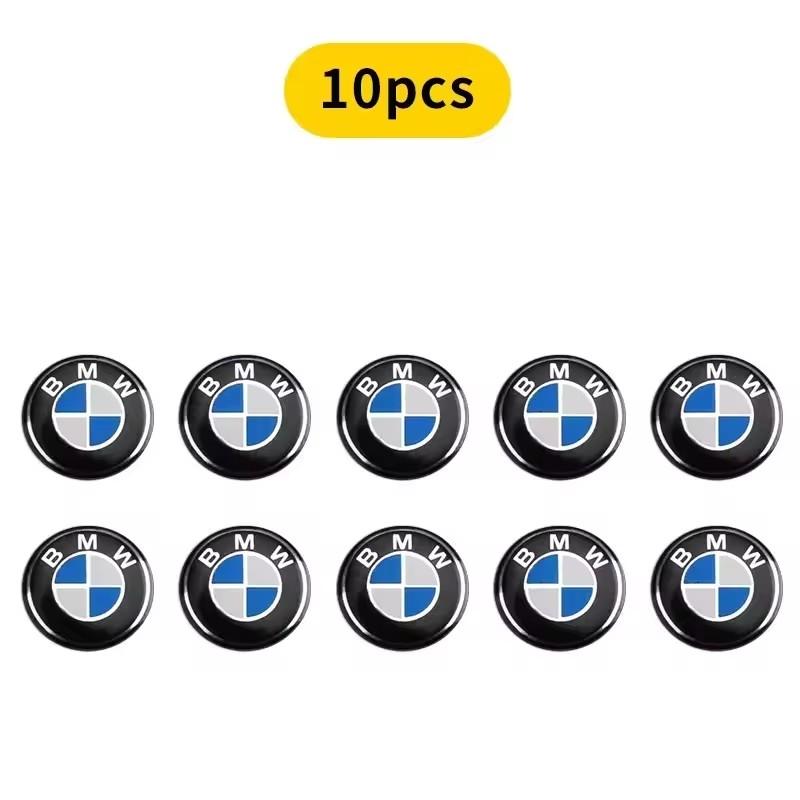 BBJG8 11mm 14mm Car Remote Key Emblem Badge Radio Button Sticker for BMW M Performance E39 E46 E90 E30 E60 E91 E92 F30 F31 Z4 X3 X5 X7