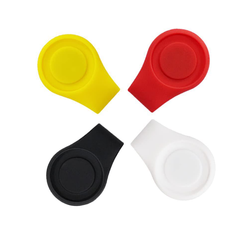 Golf Hat Clip with Double-Sided Magnetic Ball Marker - Durable Silicone and Strong Magnet
