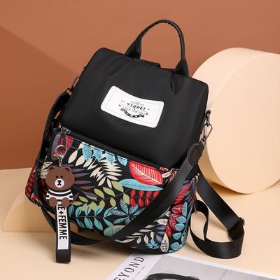 Nouveau Sac à Dos pour Femmes Mode Imprimé Décontracté Commuter Sac d'École Grande Capacité Antivol Une Épaule Léger Sac à Dos de Voyage