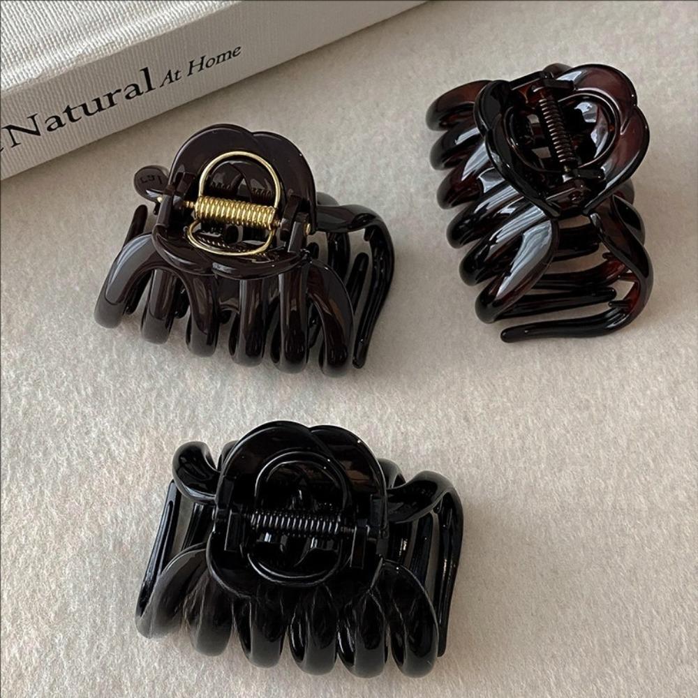 Nydesignede hårklemmer med toppkvalitets gresskarform, søtt ornament for kvinner - Rikelig og langt hår Hodeplagg Tilbehør