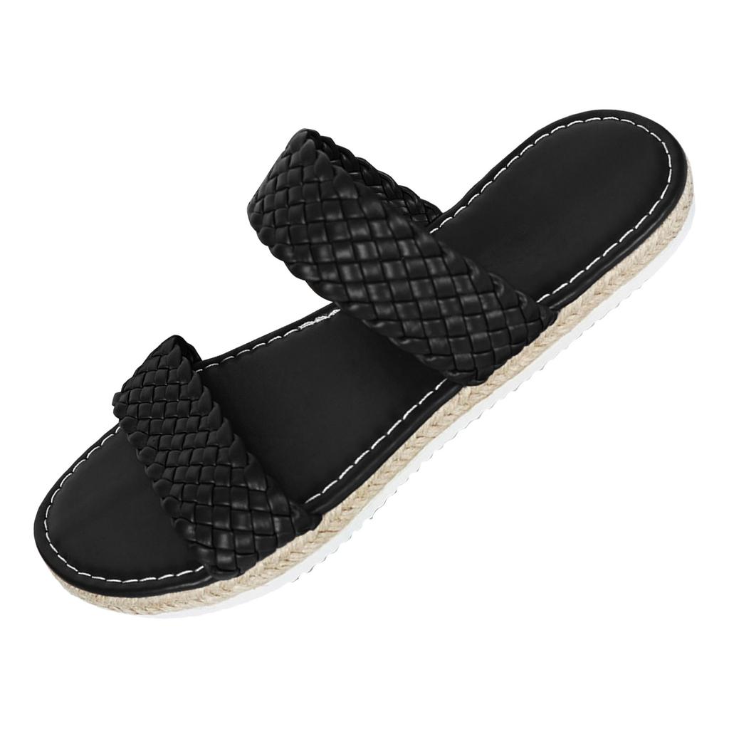 Fashion Spring And Summer Women Slippers Flat Solid Color Casual Beach S Slippers For Women Size 8 Cleaning Slippers For Women