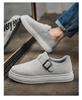 Pantofi Loafers Bărbați Modă Piele Velur Pantofi Casual Retro Maro Bărbați Modă Confort Pantofi Slip-On Platformă Bărbați Zapatos De Hombre