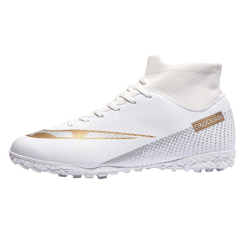 Popular high-top breathable football shoes indoor and outdoor grass training shoes