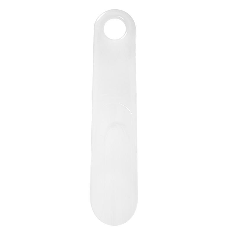 19cm Portable Translucent Shoehorn - Unique Shape, Compact Plastic Shoe Lifter