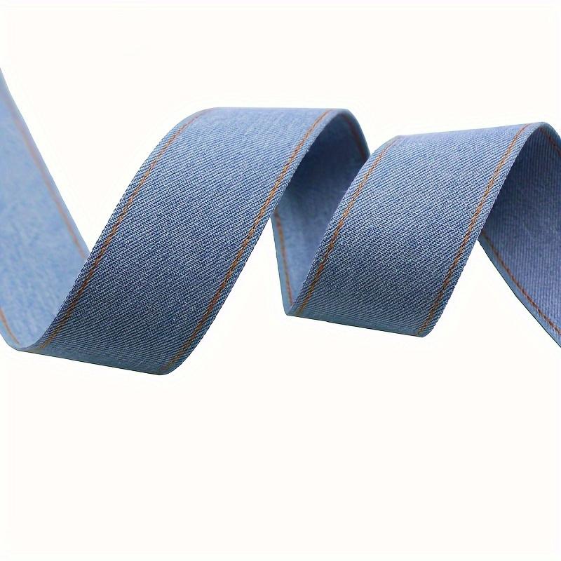1Roll Versatile Hair Accessories Dark Blue Bag Straps Cowboy Webbing Creative Handicrafts DIY Gift Packaging