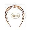 KESYOO Headband with Plastic Tortoiseshell for Men and Perfect for Washing Your Set of 4 Hair Accessories Comb, Headband, Design, Non-Slip, Painless,