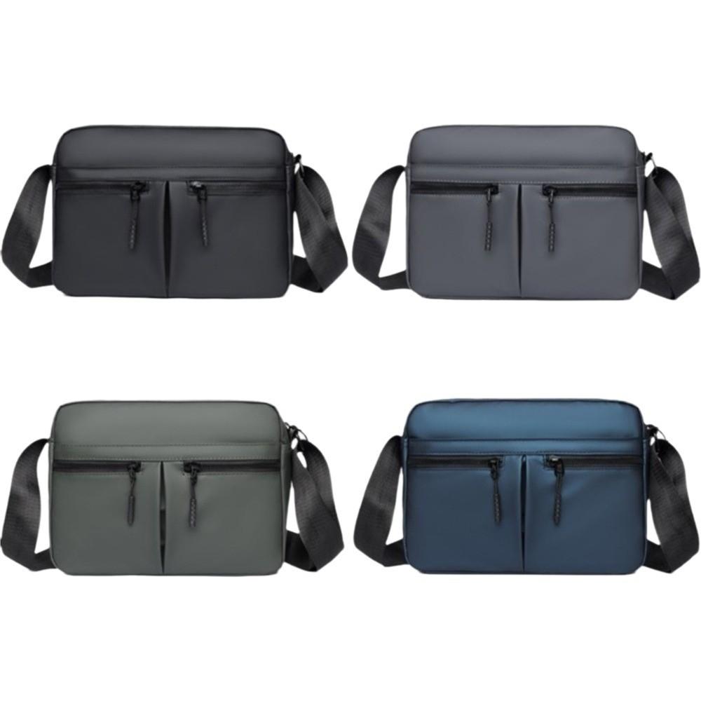 Fabric Men's Shoulder Bag Large Capacity Nylon Crossbody Bag Simple Man Messenger Bag  Outdoor