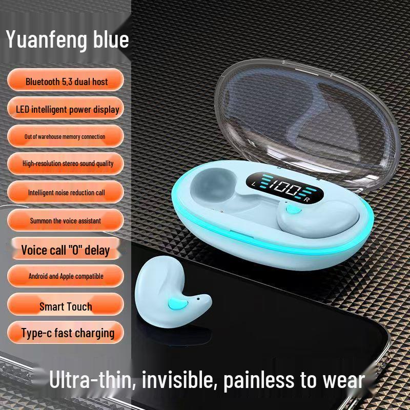 X55 Sleep Earbuds: Mini, Painless, High-Quality Sound, Bluetooth 5.4, Universal, Ultra-Long Battery Life