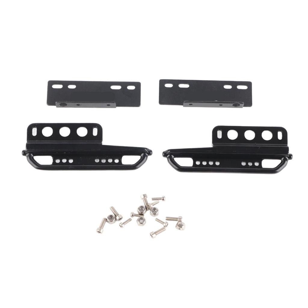 1 Set RC Side Pedal Iron Wear Resistant Strong Bearing Capacity RC Side Step Plate for Axial SCX24