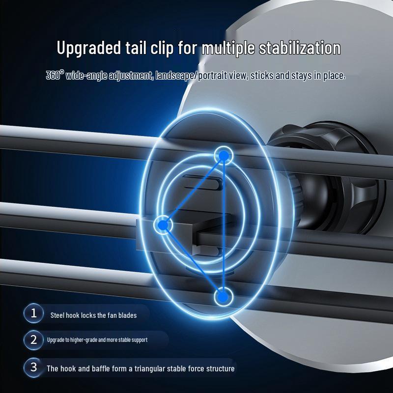 Magnetic Car Wireless Charger & Phone Holder with RGB Lights - 15W Fast Charge