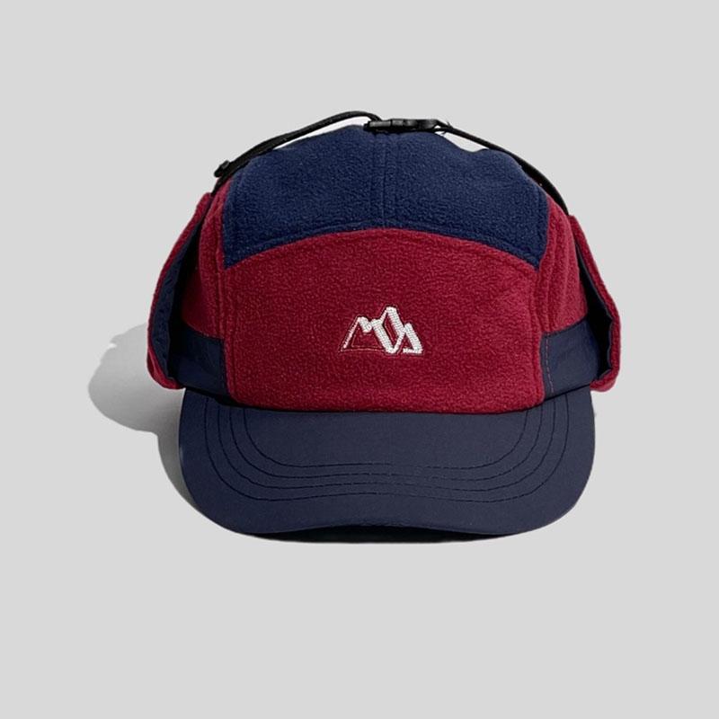 

2023 Short Brim Ear Protection Winter Hat with Earflaps Baseball Cap for Men Women Warm Outdoor Velvet Bomber Hat P Pilot Hat M56-58cm темно-синього кольору