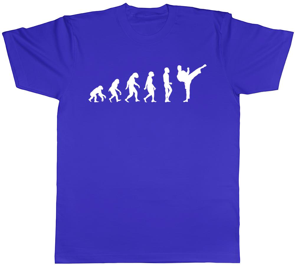 Evolution of Karate Mens Womens Ladies Unisex T   Shirt 2 M