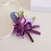 Yousheng Wedding Flower Boutonniere for Groom Groomsman Wrist Corsage for Bride Bridesmaid Lapel Floral Party Decoration