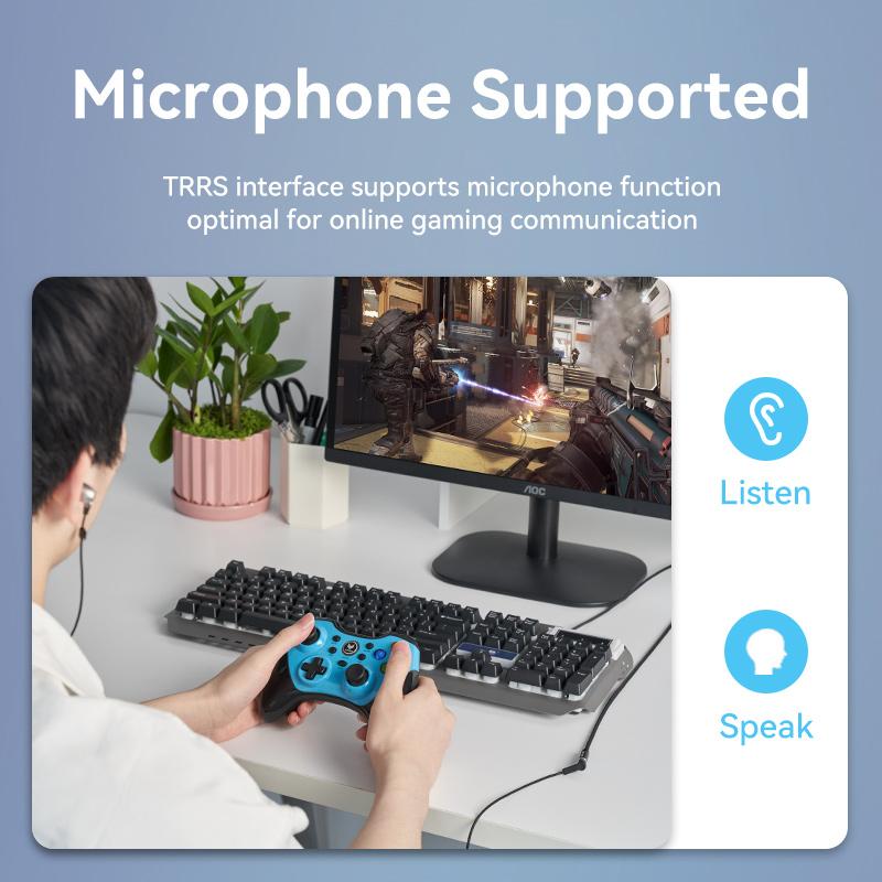 Vention Jack 3.5 mm Audio Extension Cable for Laptop PC TV Huawei Xiaomi Stereo 3.5 mm Jack Aux Headphone Speaker Cable Auxiliar