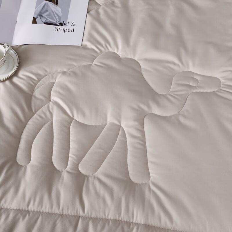 Mengjie Zhenli Weiche Kamelwolle Vier-Jahreszeiten-Decke