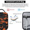 Camo Camouflage Insulated Lunch Bag for Women Children Leakproof Food Boxes Thermal Lunch Box Tote
