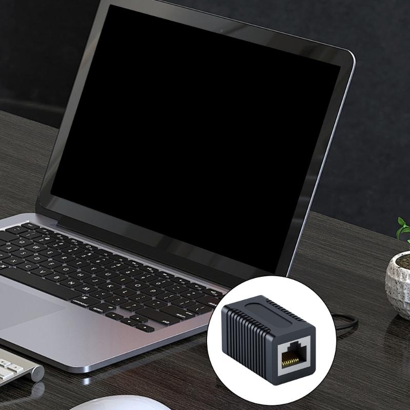 2PCS Shielded RJ45 Couplers Fast Speed Gigabit Ethernet Connectors for CAT6 CAT5 Cables