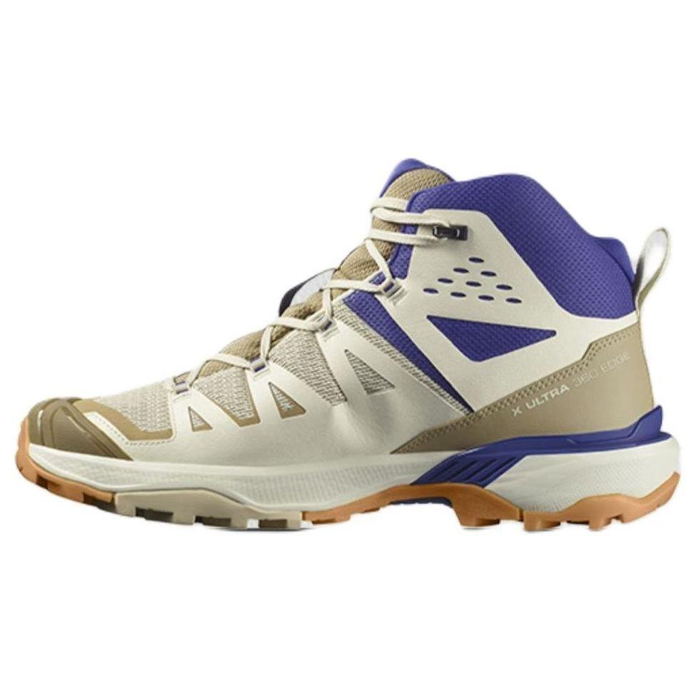 SALOMON X Ultra 360 Comfortable Versatile Slip-Resistant Durable High-Top Outdoor Functional Shoes Men Shoes Brown Gray Blue 473781