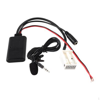 Car Module AUX In Wire Connector Adapter with Microphone ,Radio Stereo Cable ,Audio