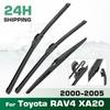 For Toyota RAV4 XA20 2000-2005 2001 2002 2003 2004 Wiper Front & Rear Wiper Blades Windshield Windscreen Window 24"+19"+12