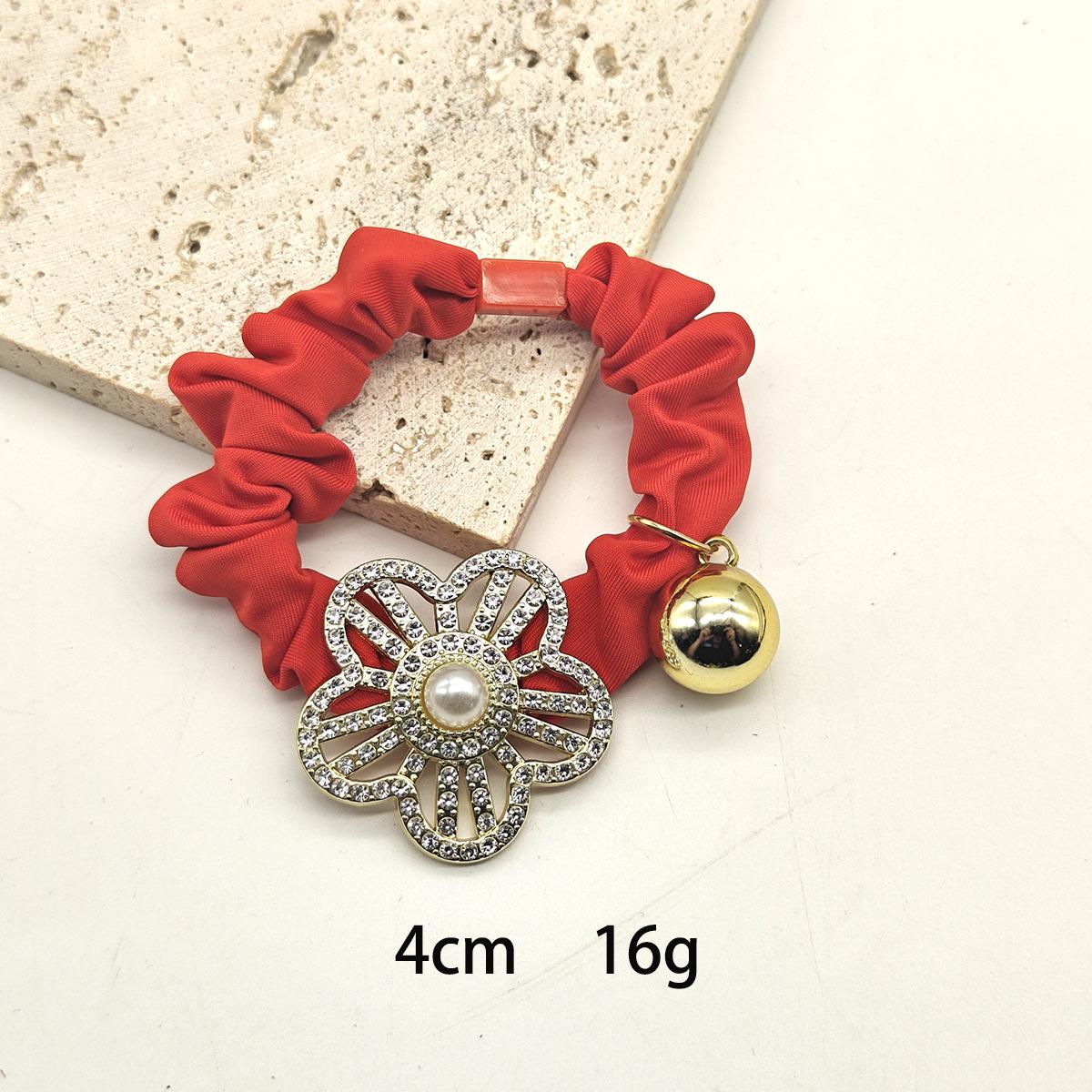 

Свіжа та Елегантна Гумка для Волосся з Метеликом з Високою Еластичністю, Солодкий Пучок з Камелією, Головний Убір, Кільце для Пучка на Потилиці