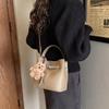 High-end Handbag, Single-shoulder Bag, Commuting Crossbody Bag for Work, Fashionable and Simple Bucket Bag