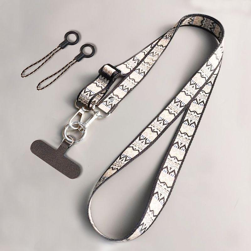 Vintage Crossbody and Camera Neck Lanyard: Durable, Unisex Strap with Elegant Fragrance Style for Phones