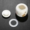 Retro Style Ceramic Tea Storage Jars Home Dried Fruit Medicinal Herbs Sealed Storage Cans Multifunction Mini Packaging Caddy