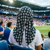 Football Print Cooling Hoodie Towel Sun Protection Ice Towel Summer Quick Dry Breathable Sports Party Head Wrap Shawl